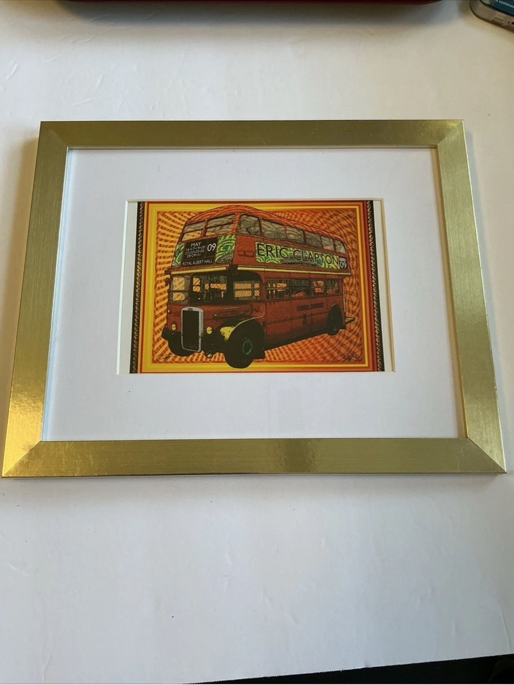 Chuck Sperry card Art Print - Eric Clapton